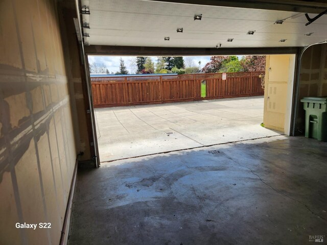 view of patio / terrace with fence