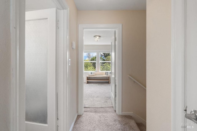 30 Buena Vista Ave, Vallejo, CA 94590 - hallway with carpet flooring and baseboards