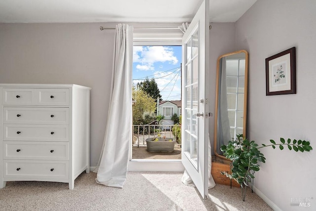 30 Buena Vista Ave, Vallejo, CA 94590 - entryway featuring light carpet and baseboards
