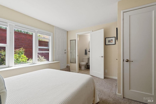 30 Buena Vista Ave, Vallejo, CA 94590 - carpeted bedroom featuring baseboards and connected bathroom
