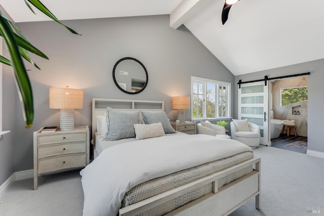 4071 Bones Rd, Sebastopol, CA 95472 - bedroom with multiple windows, carpet floors, and a skylight