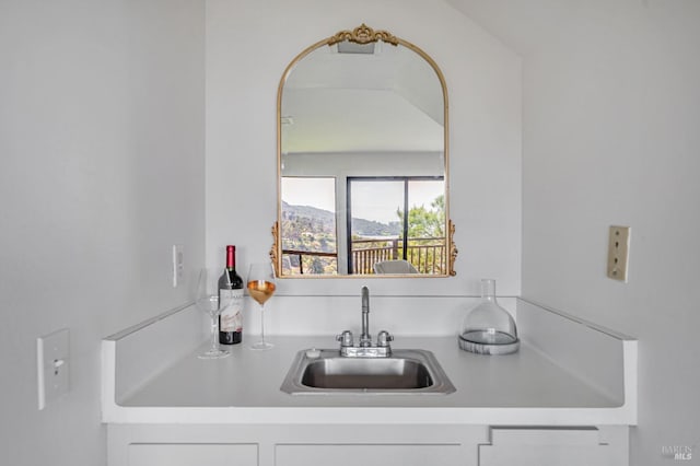 bathroom with a sink