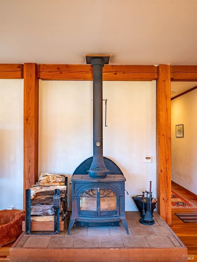 26300 Albion Ridge Rd, Albion, CA 95410 - room details featuring a wood stove