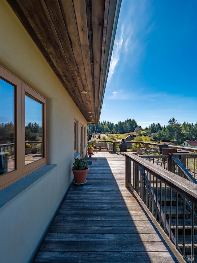 26300 Albion Ridge Rd, Albion, CA 95410 - view of wooden deck