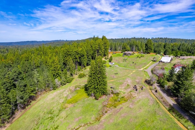 26300 Albion Ridge Rd, Albion, CA 95410 - drone / aerial view featuring a forest view
