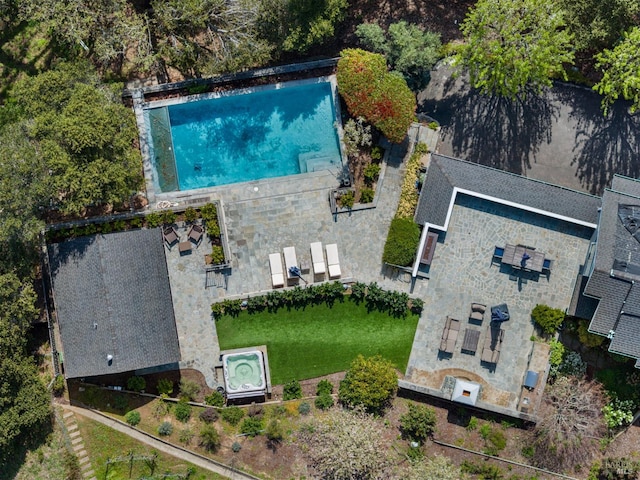 155 Hidden Valley Ln, San Anselmo, CA 94960 - drone / aerial view