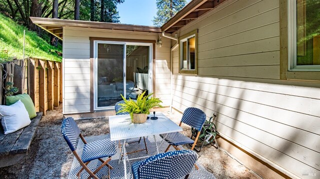 317 Olema Rd, Fairfax, CA 94930 - view of patio / terrace with an outdoor hangout area