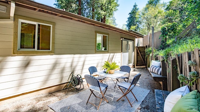 317 Olema Rd, Fairfax, CA 94930 - view of patio / terrace with an outdoor hangout area