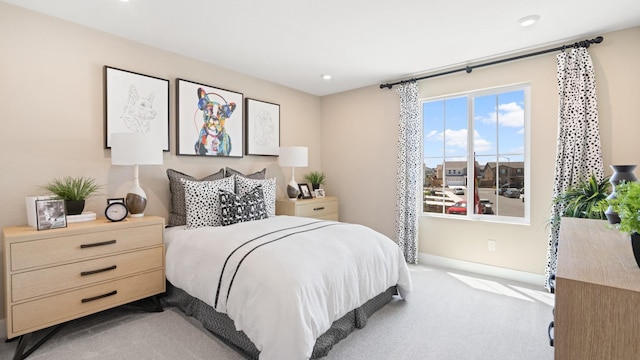 1096 Fiano Pl, Manteca, CA 95337 - bedroom featuring carpet flooring, baseboards, and recessed lighting