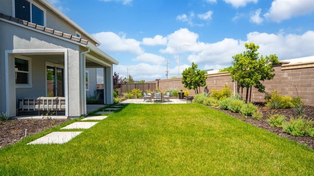 1096 Fiano Pl, Manteca, CA 95337 - view of yard with a patio area