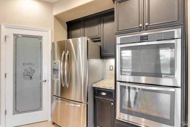 8568 Pinehollow Cir, Discovery Bay, CA 94505 - kitchen with appliances with stainless steel finishes and tasteful backsplash