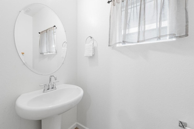 bathroom with a sink