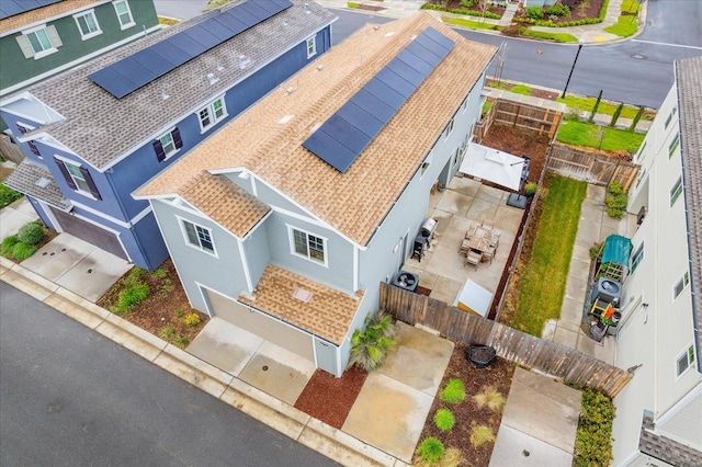 drone / aerial view