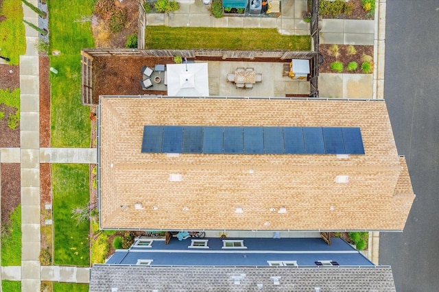 drone / aerial view