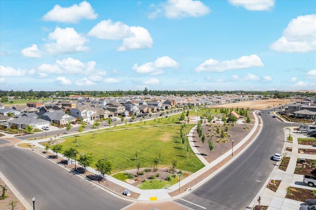 aerial view featuring a residential view
