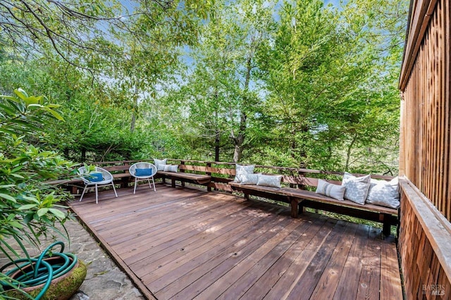 70 Black Log Rd, Kentfield, CA 94904 - wooden deck featuring outdoor lounge area