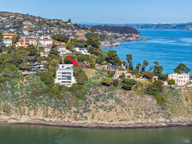 455 Belvedere Ave, Belvedere, CA 94920 - birds eye view of property featuring a water view