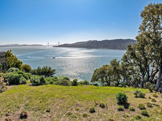 455 Belvedere Ave, Belvedere, CA 94920 - view of water feature with a mountain view