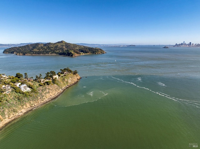 455 Belvedere Ave, Belvedere, CA 94920 - birds eye view of property featuring a water and mountain view