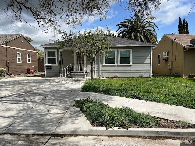 view of bungalow-style home