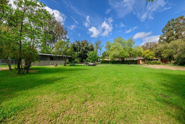 view of yard