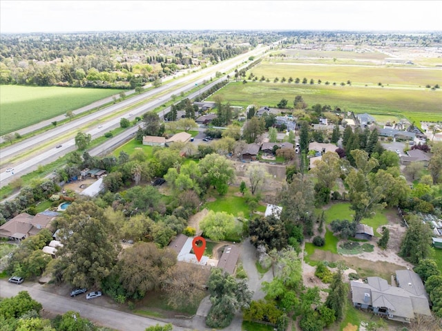 bird's eye view featuring a residential view