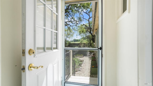 view of doorway