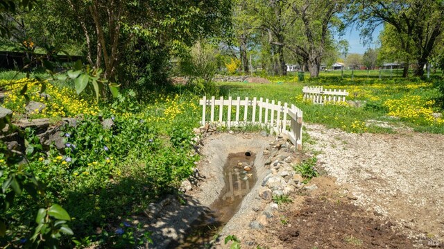 surrounding community with fence