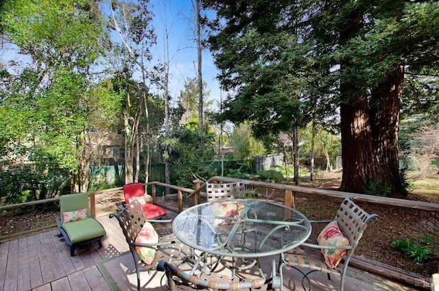 361 Neva St, Sebastopol, CA 95472 - deck featuring outdoor dining space