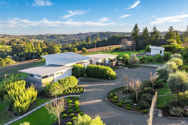 505 Dusty Ln, Sebastopol, CA 95472 - bird's eye view featuring a forest view