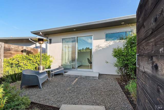 505 Dusty Ln, Sebastopol, CA 95472 - rear view of house with stucco siding