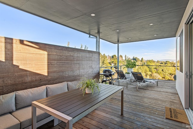 505 Dusty Ln, Sebastopol, CA 95472 - deck with grilling area