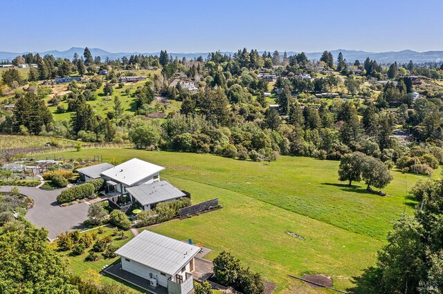 505 Dusty Ln, Sebastopol, CA 95472 - drone / aerial view of mountains