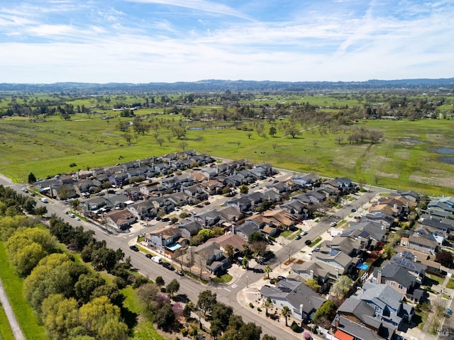 drone / aerial view featuring a residential view
