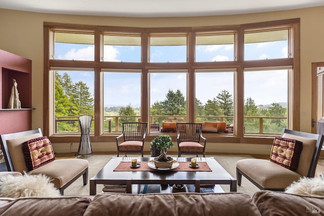 view of living room