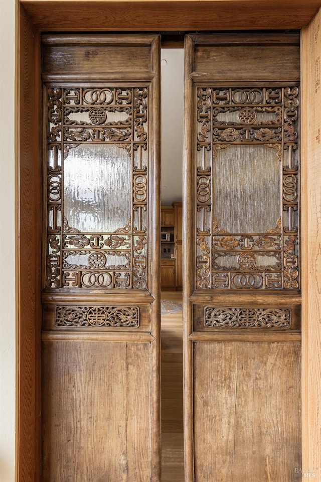 view of room details
