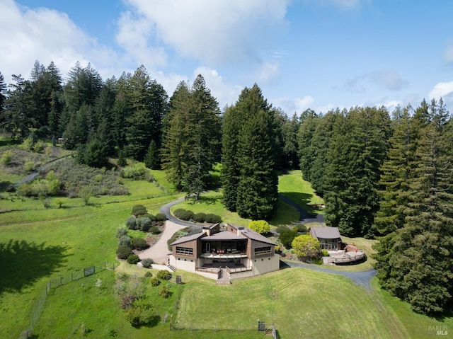 aerial view