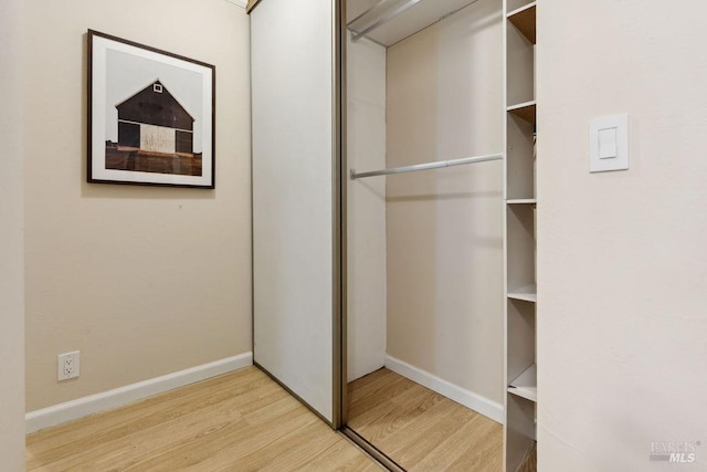 view of closet