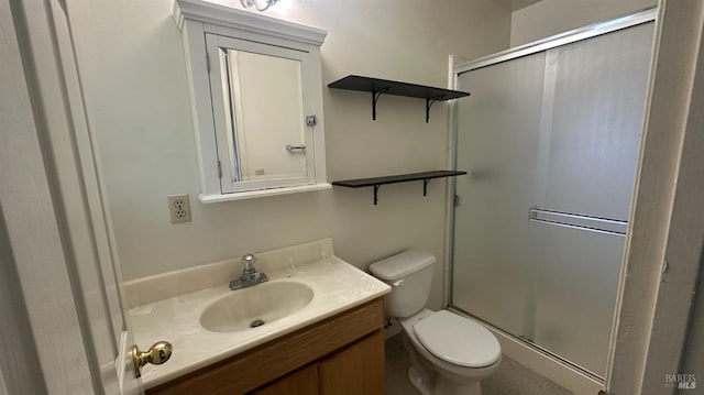 175 Nehoc Ct, Ukiah, CA 95482 - full bath featuring toilet, a stall shower, and vanity