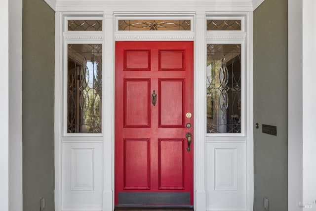 view of entrance to property