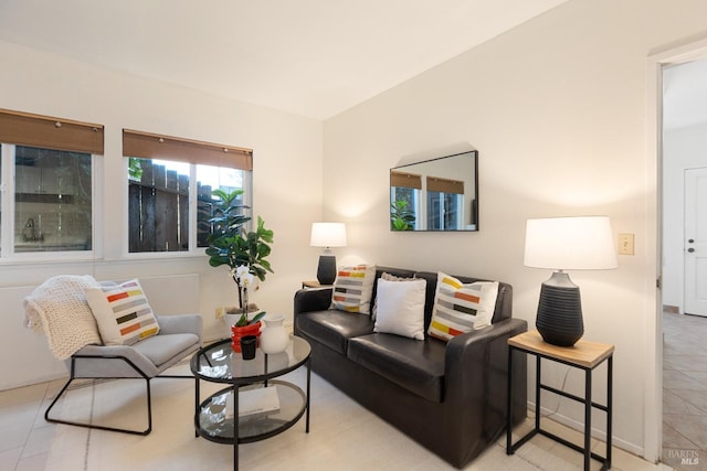 view of living area