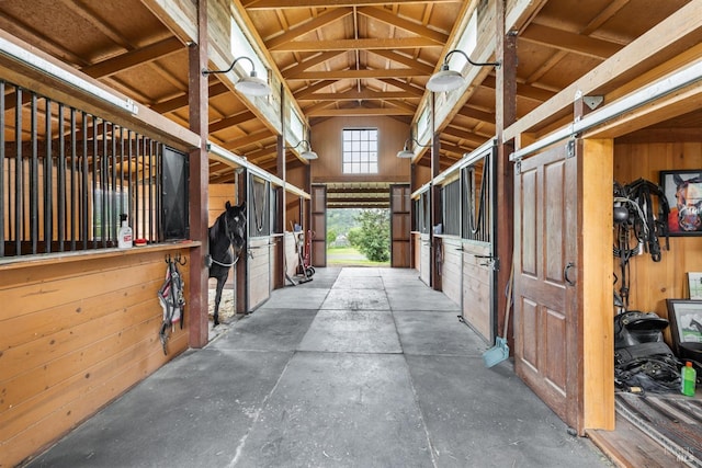 view of stable