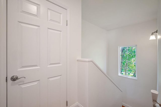 view of staircase