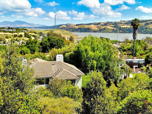 271 Antigua Way, Vallejo, CA 94591 - bird's eye view of a water and mountain view