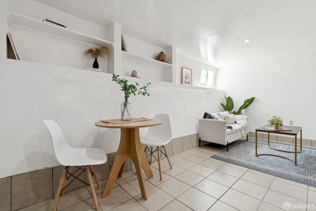 interior space featuring tile patterned floors