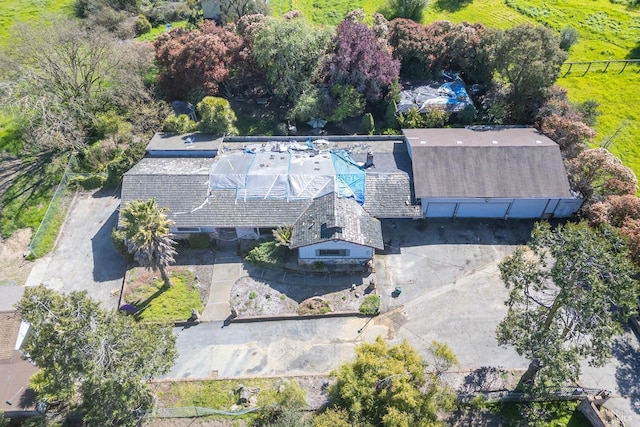 drone / aerial view