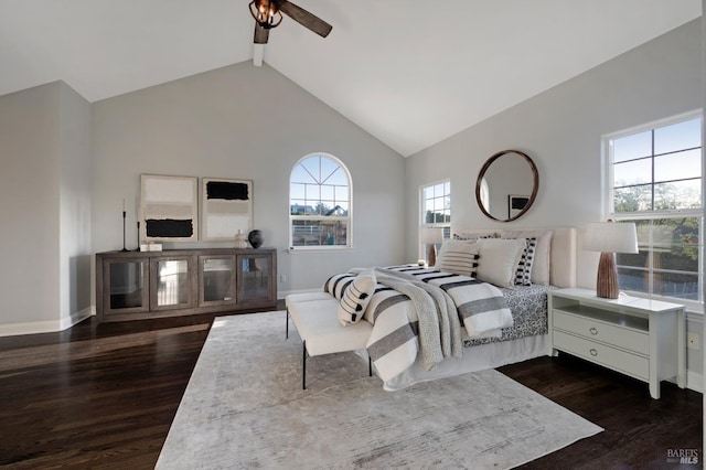 146 Shelina Vista Ln, Petaluma, CA 94952 - bedroom with dark wood-type flooring, beamed ceiling, and baseboards