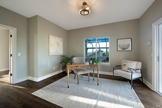 146 Shelina Vista Ln, Petaluma, CA 94952 - home office featuring wood finished floors and baseboards