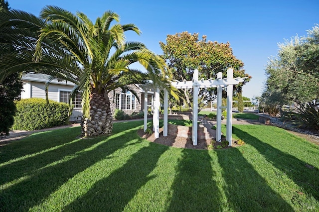 146 Shelina Vista Ln, Petaluma, CA 94952 - view of yard with a pergola
