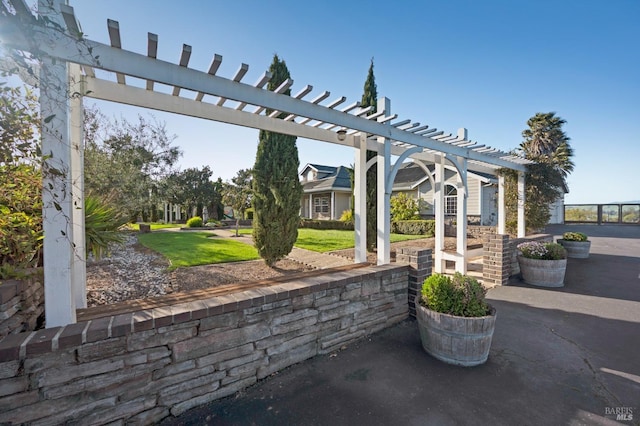 146 Shelina Vista Ln, Petaluma, CA 94952 - view of patio / terrace with a pergola